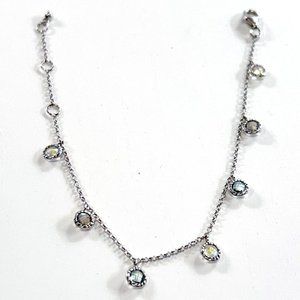 Women's Sterling Silver Moonstone Bracelet
